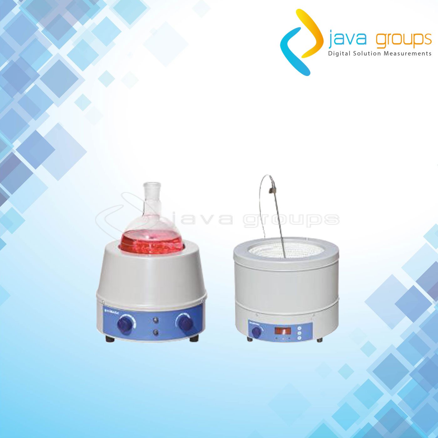 Alat Mantel Pemanasan Magnetik Elektronik & Digital Biobase HME-II