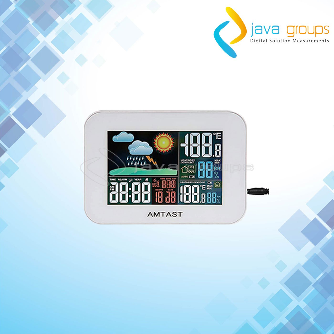 Alat Pemantau Cuaca Nirkabel Digital AW005