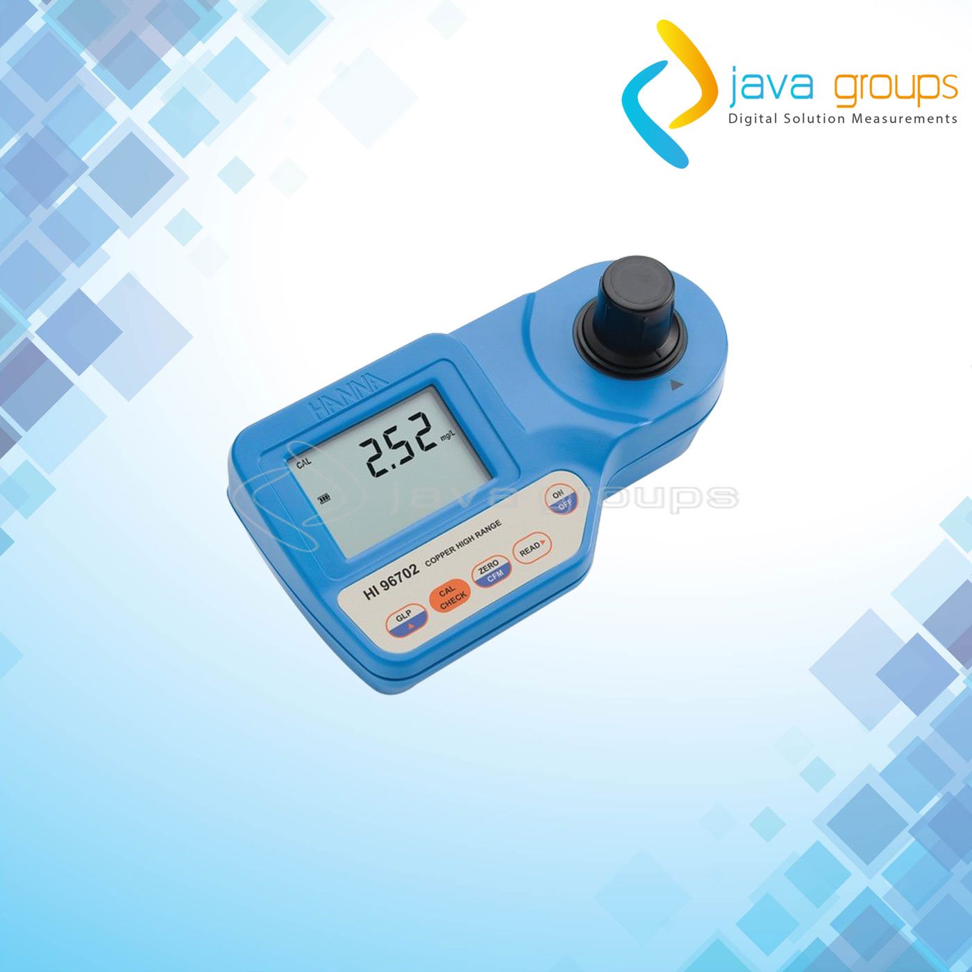 Alat Photometer Tembaga Kisaran Tinggi Portabel HI96702