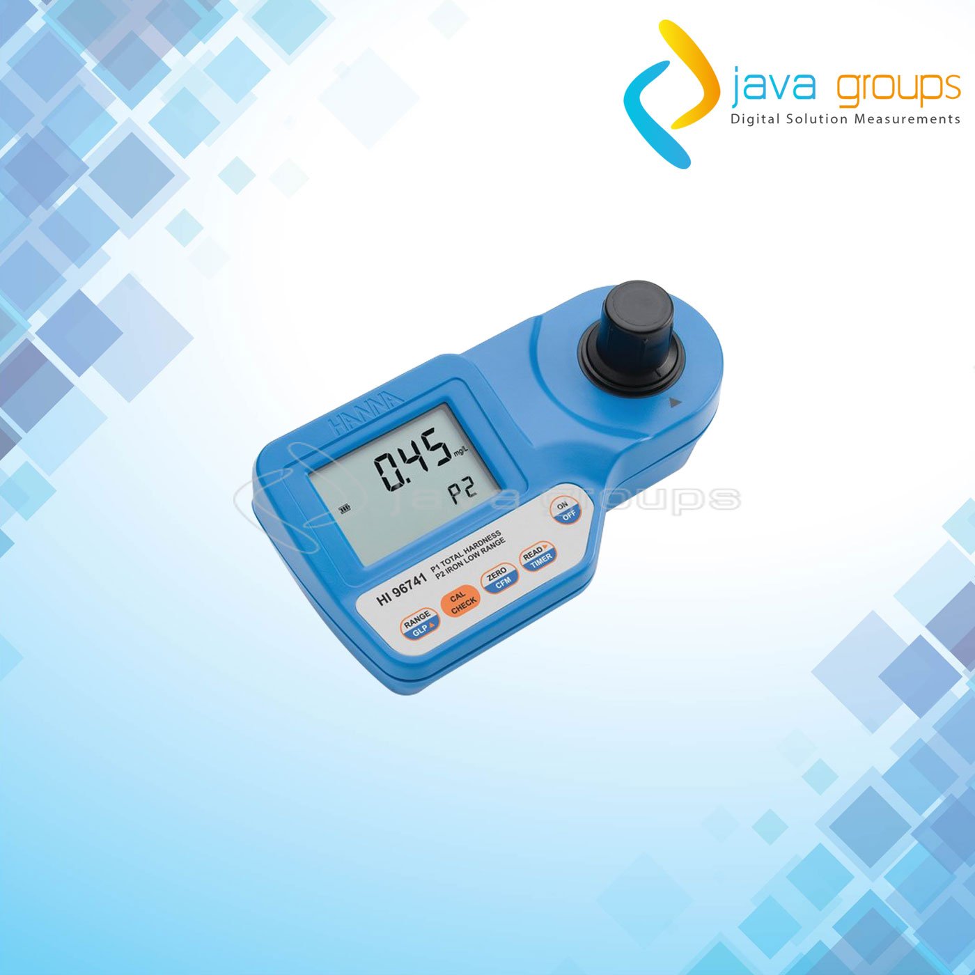 Alat Photometer Total Kekerasan dan Besi Rentang Rendah Portabel HI96741