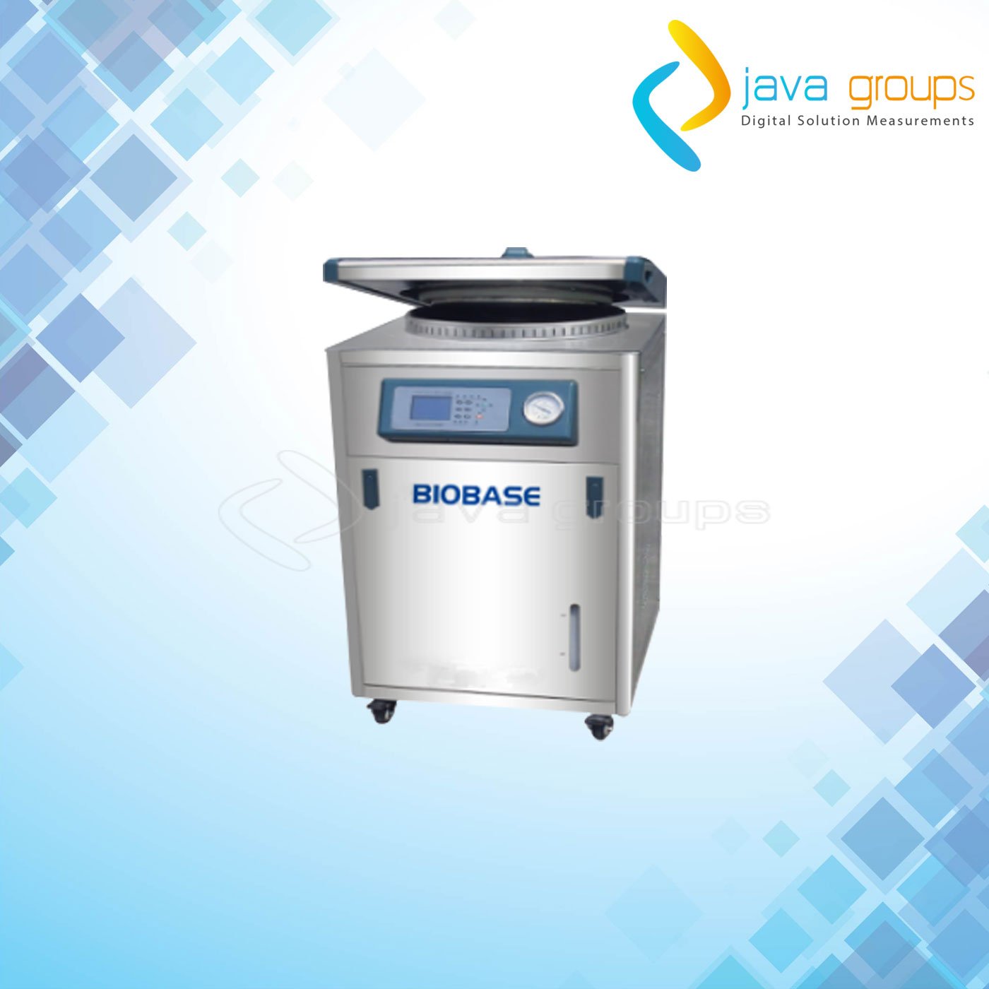 Alat Sterilisasi Uap Tekanan Vertikal Biobase Seriall