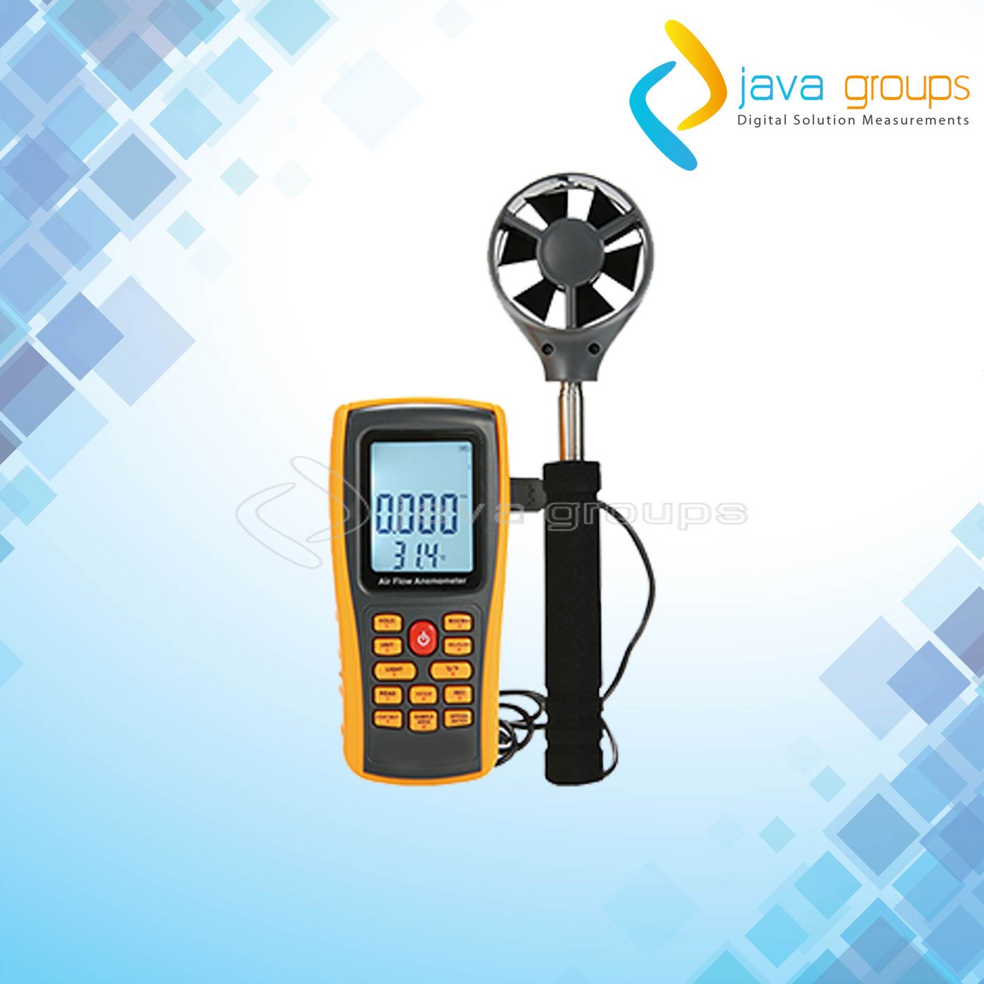 Alat Ukur Aliran Udara Digital AMF028+