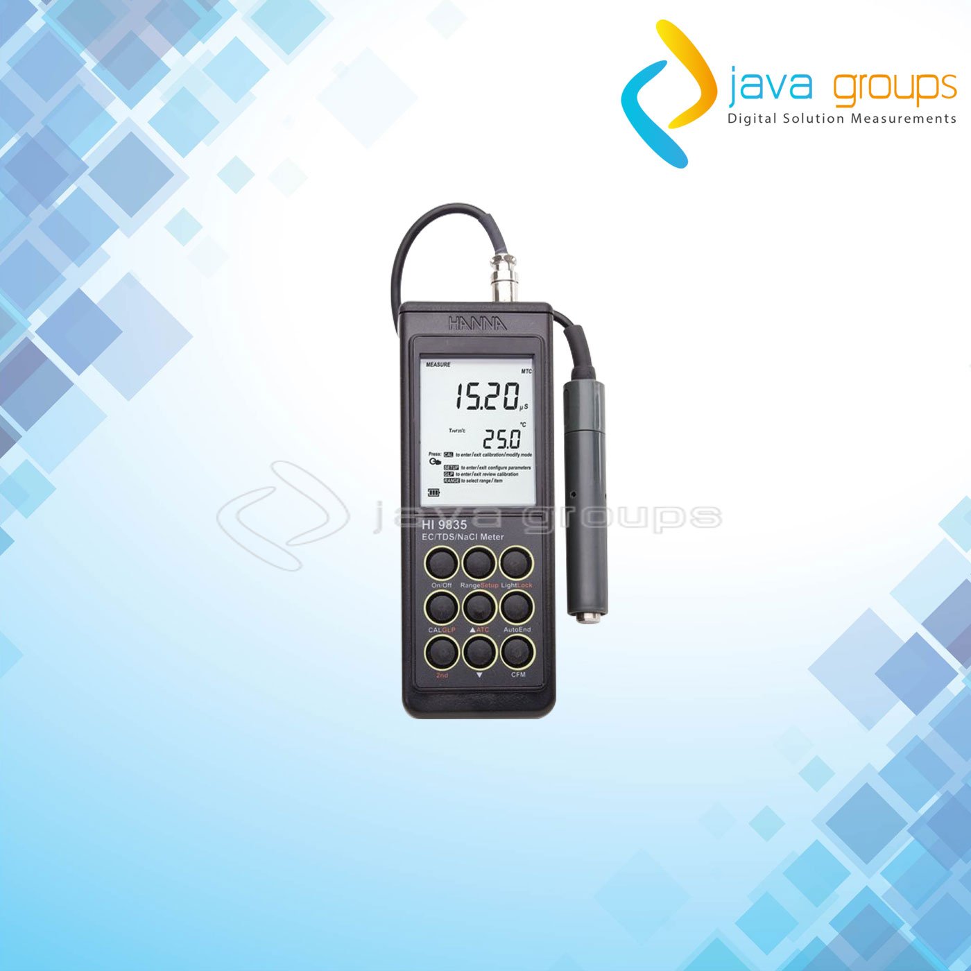 Alat Ukur EC / TDS Multiparameter Digital HI9835