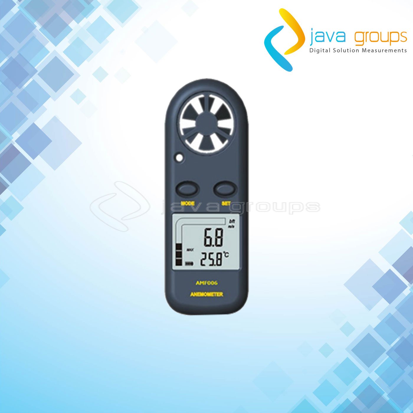 Alat Ukur Kecepatan Angin Anemometer Digital AMF006