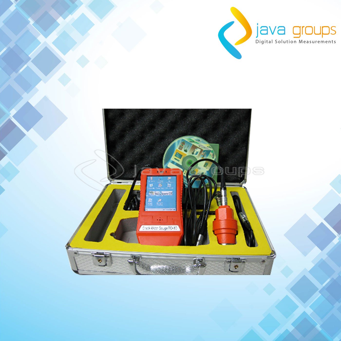 Alat Ukur Lebar Retak Beton Portabel TC410