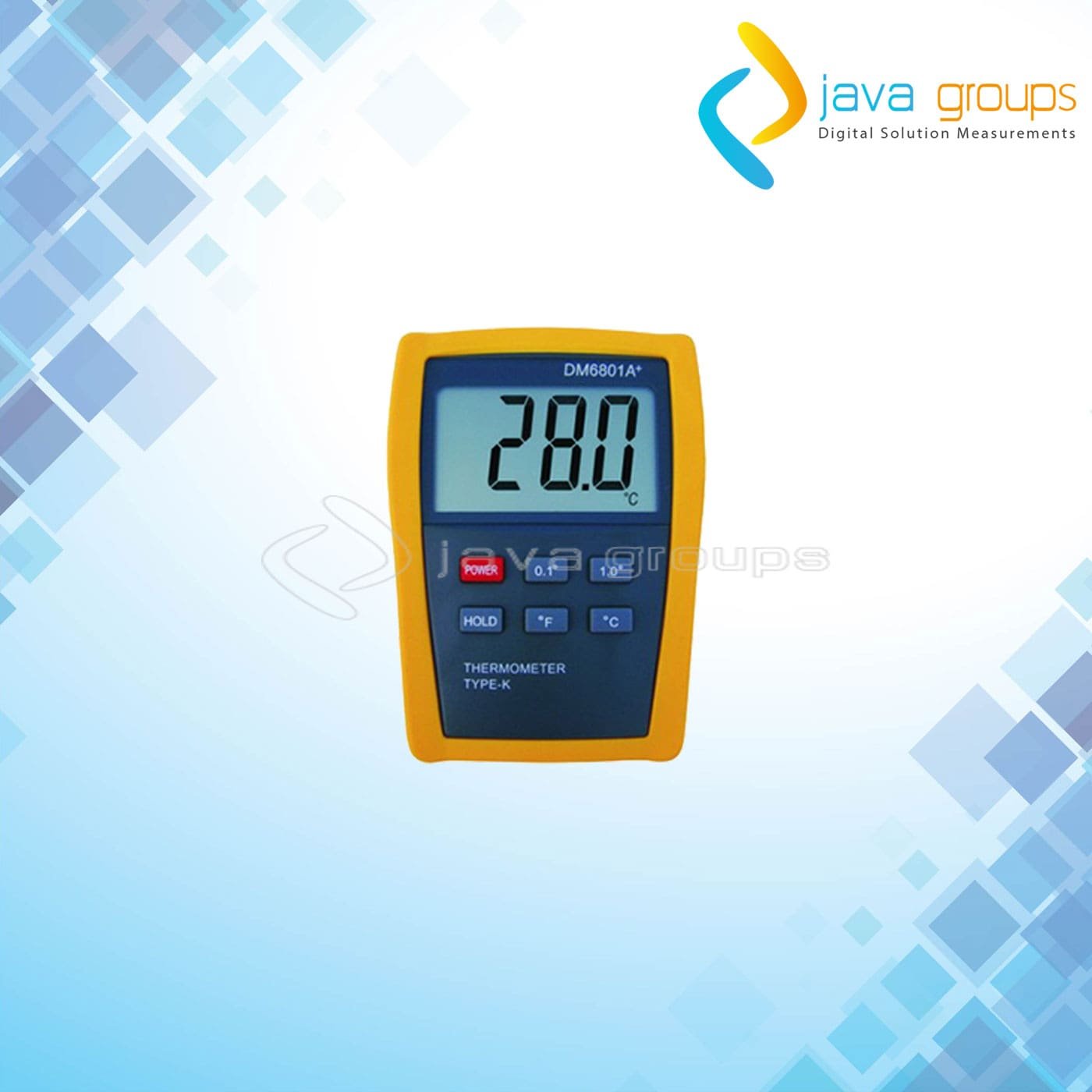 Alat Ukur Suhu Termometer Portabel DM6801A+
