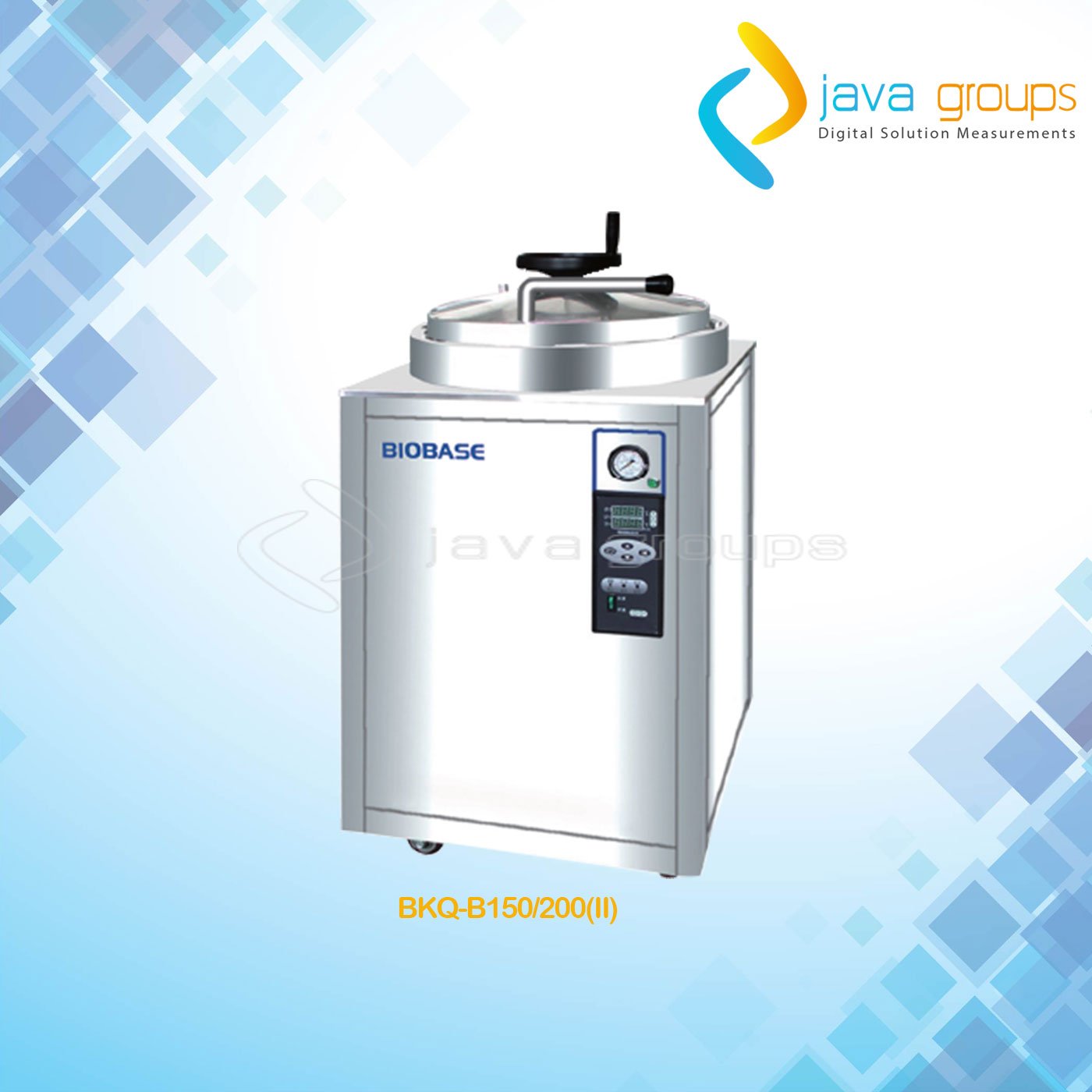 Alat Ukur Tipe Roda Tangan Autoclave Vertikal Biobase BKQ-B Series