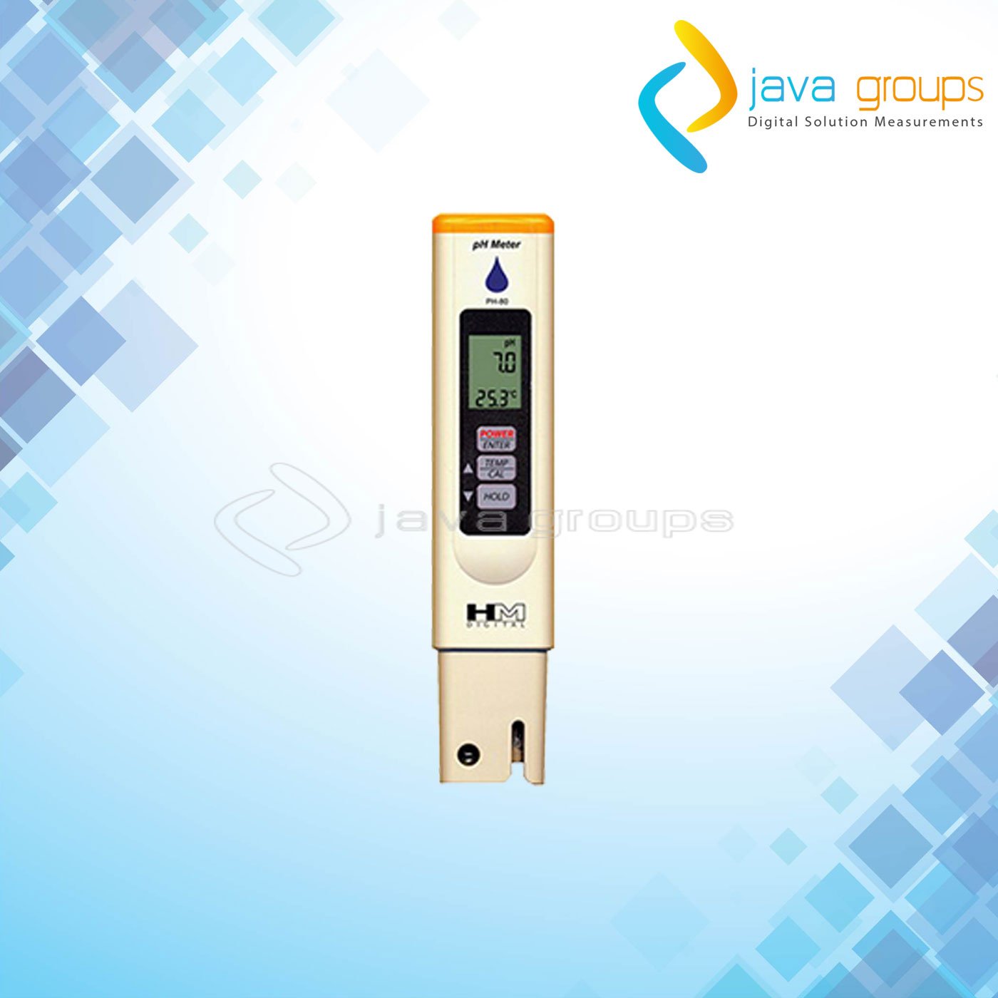 Alat Ukur pH/Suhu Meter Portabel PH-80