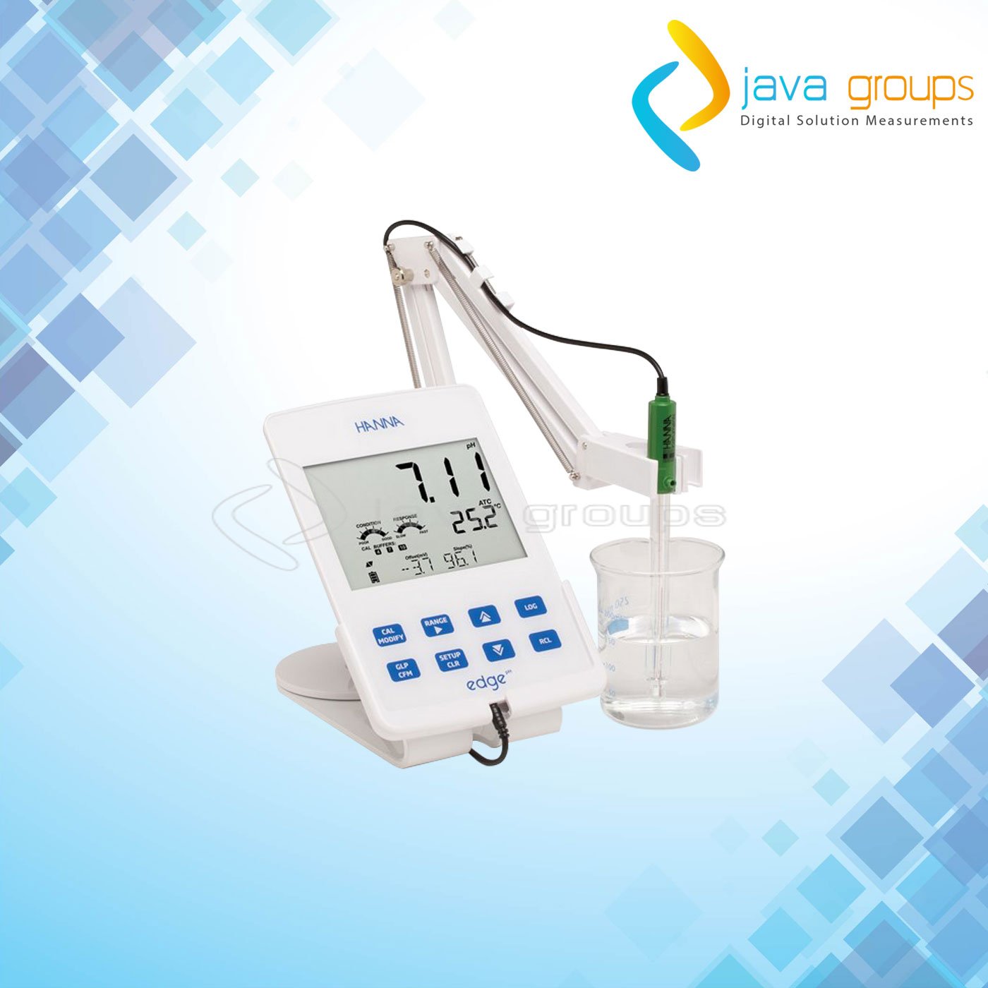 Alat Ukur pH dan Oksidasi edge® Digital HI2002-01