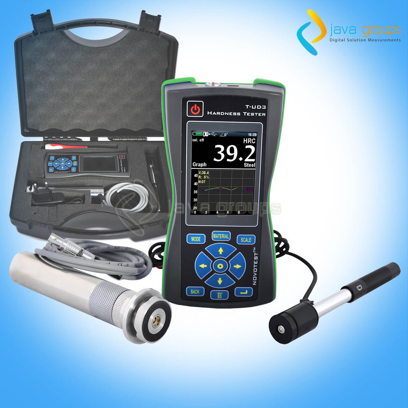 Alat Ukur Kualitas Kekerasan Baja NOVOTEST T-UD3