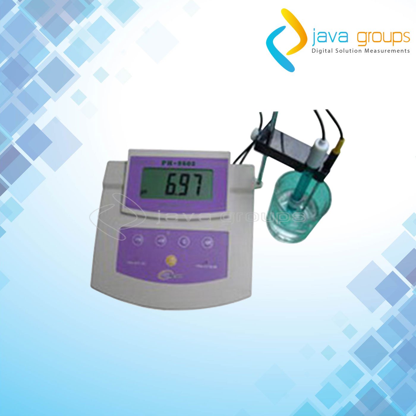 Alat Bench pH Meter Portabel Seri KL-2602
