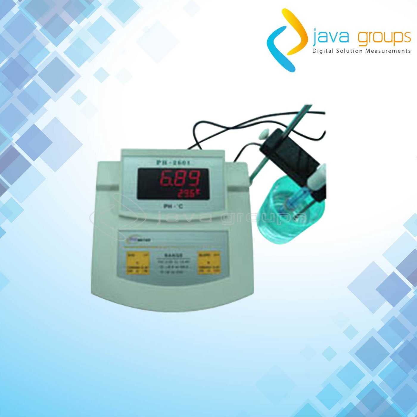 Alat Bench pH/Temp Meter Portabel Seri KL-2601