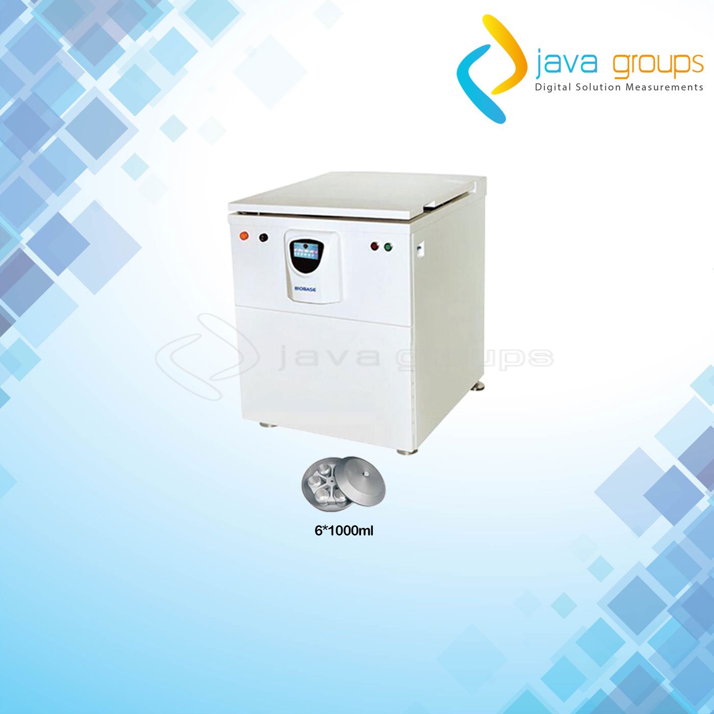 Alat Centrifuge Pendingin Kecepatan Tinggi Biobase Kapasitas Besar BKC-VH10RL