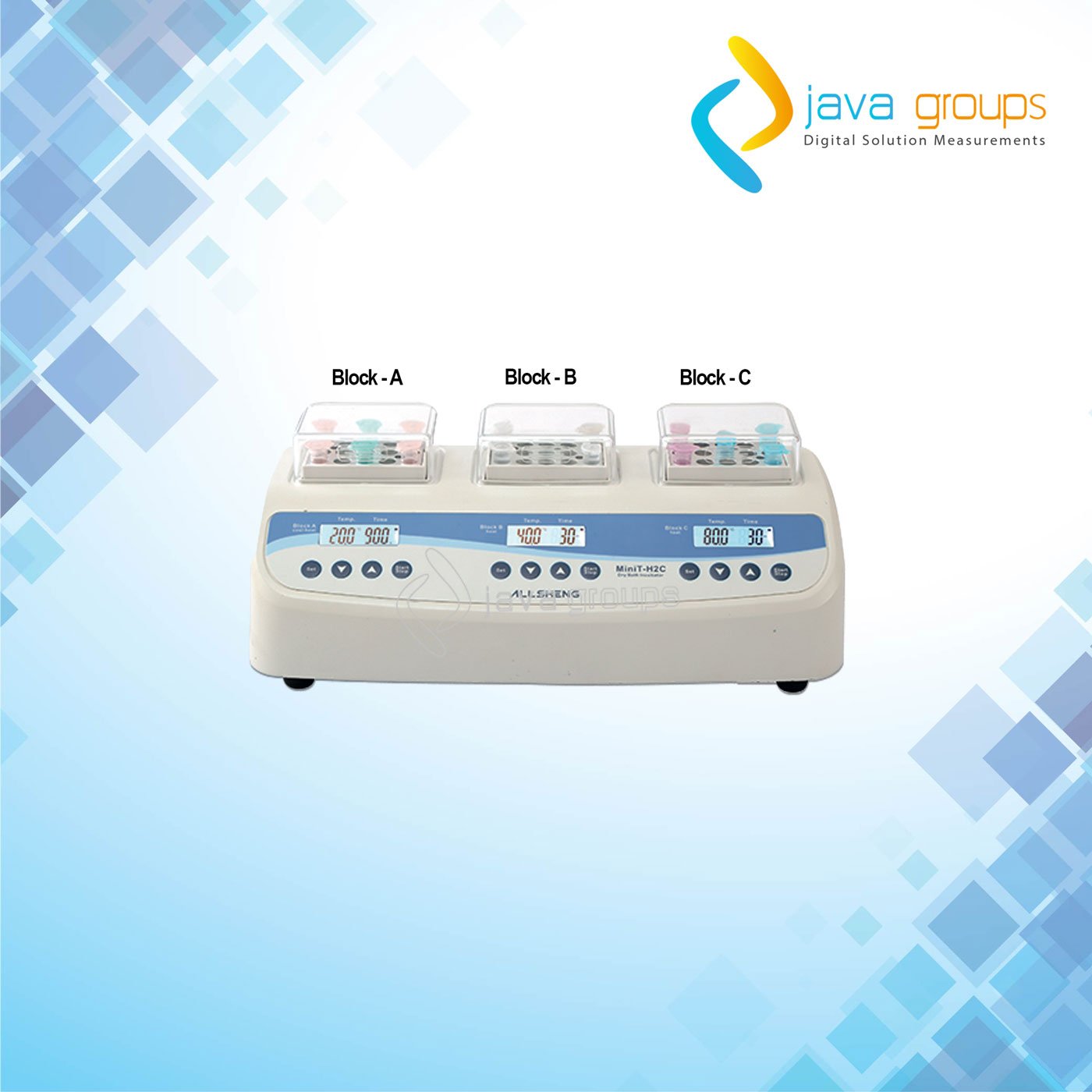 Alat Inkubator Dry Bath incubator laboratorium Seri MiniT-H2C / MiniT-H3