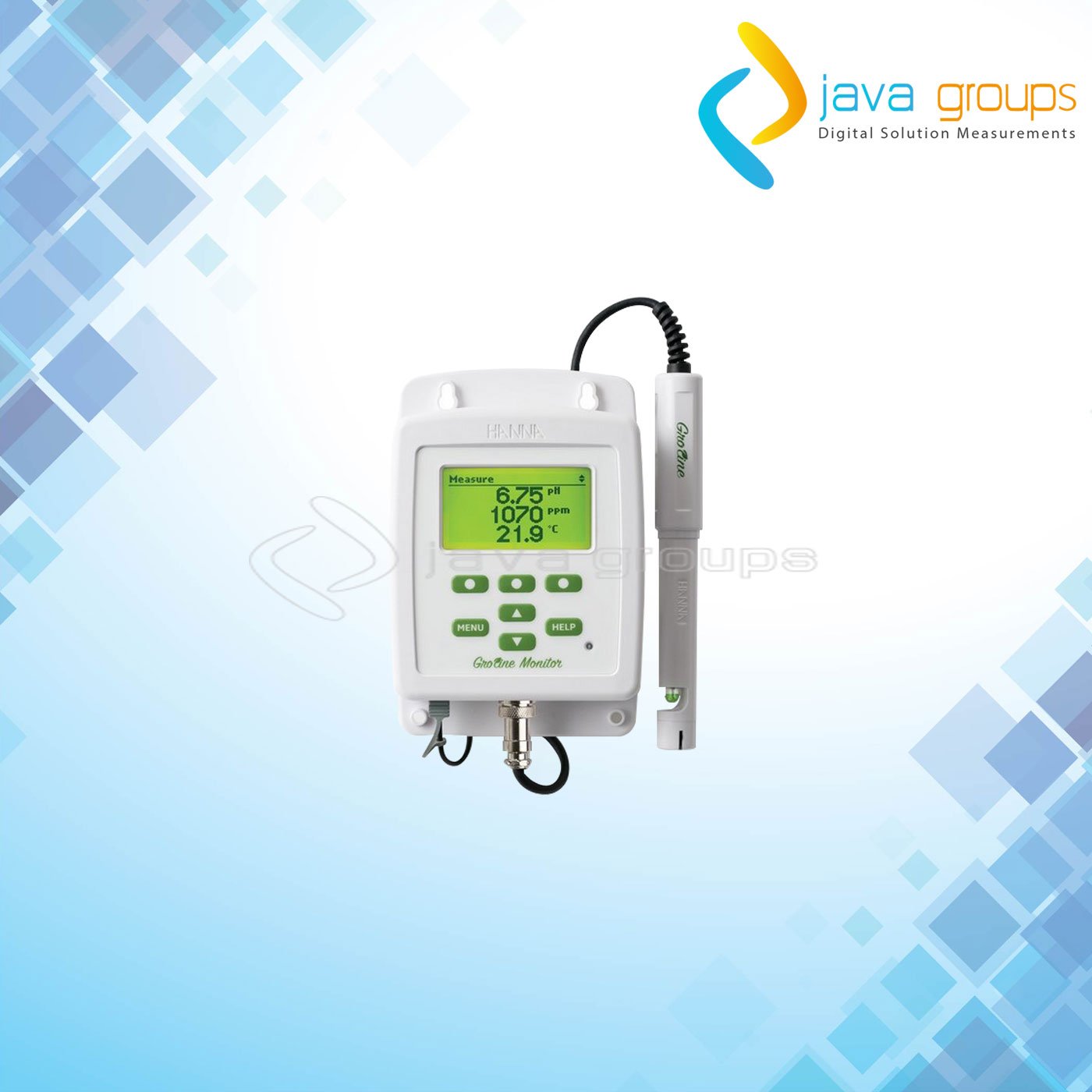 Alat Pemantau pH Nutrisi Hidroponik Portabel HI981420 