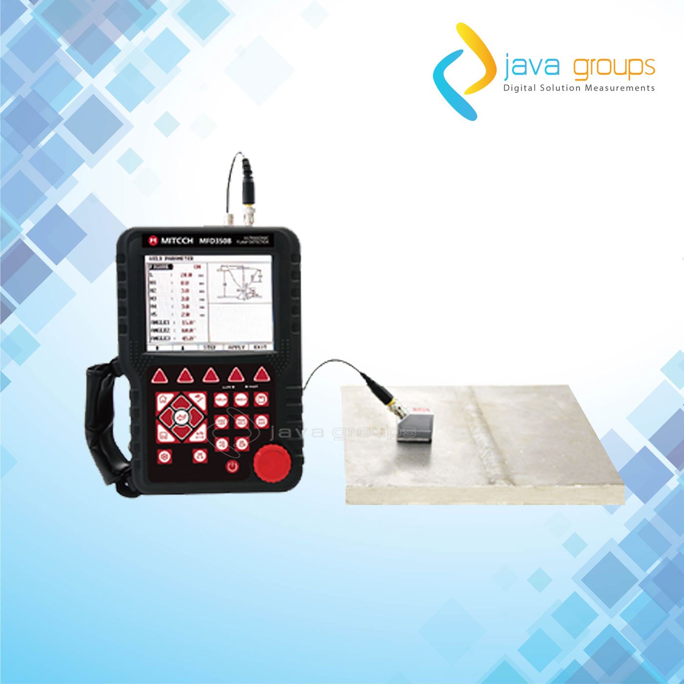 Alat Pendeteksi Kecacatan Ultrasonic Mitech MFD350D