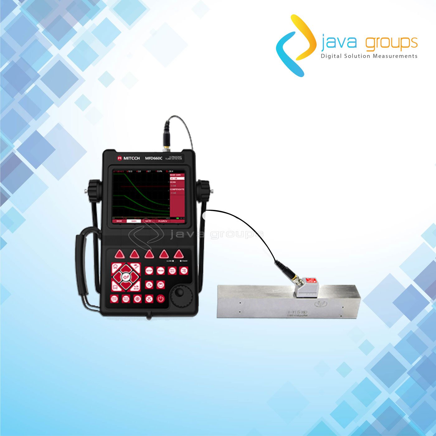 Alat Pendeteksi Keretakan Ultrasonic Mitech MFD660C