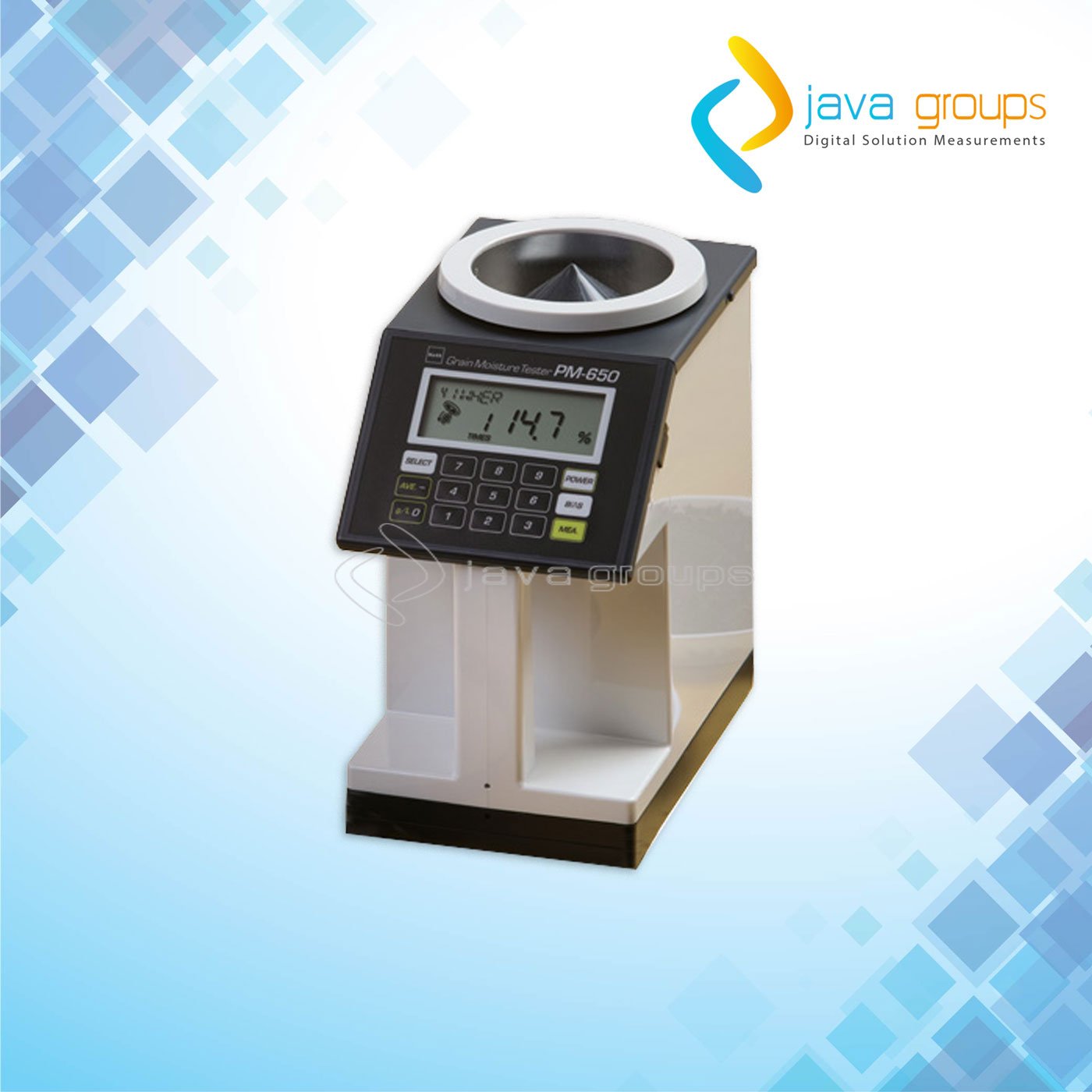Alat Pengukur Kelembaban Biji-bijian Grain Moisture Meter Ket PM 650