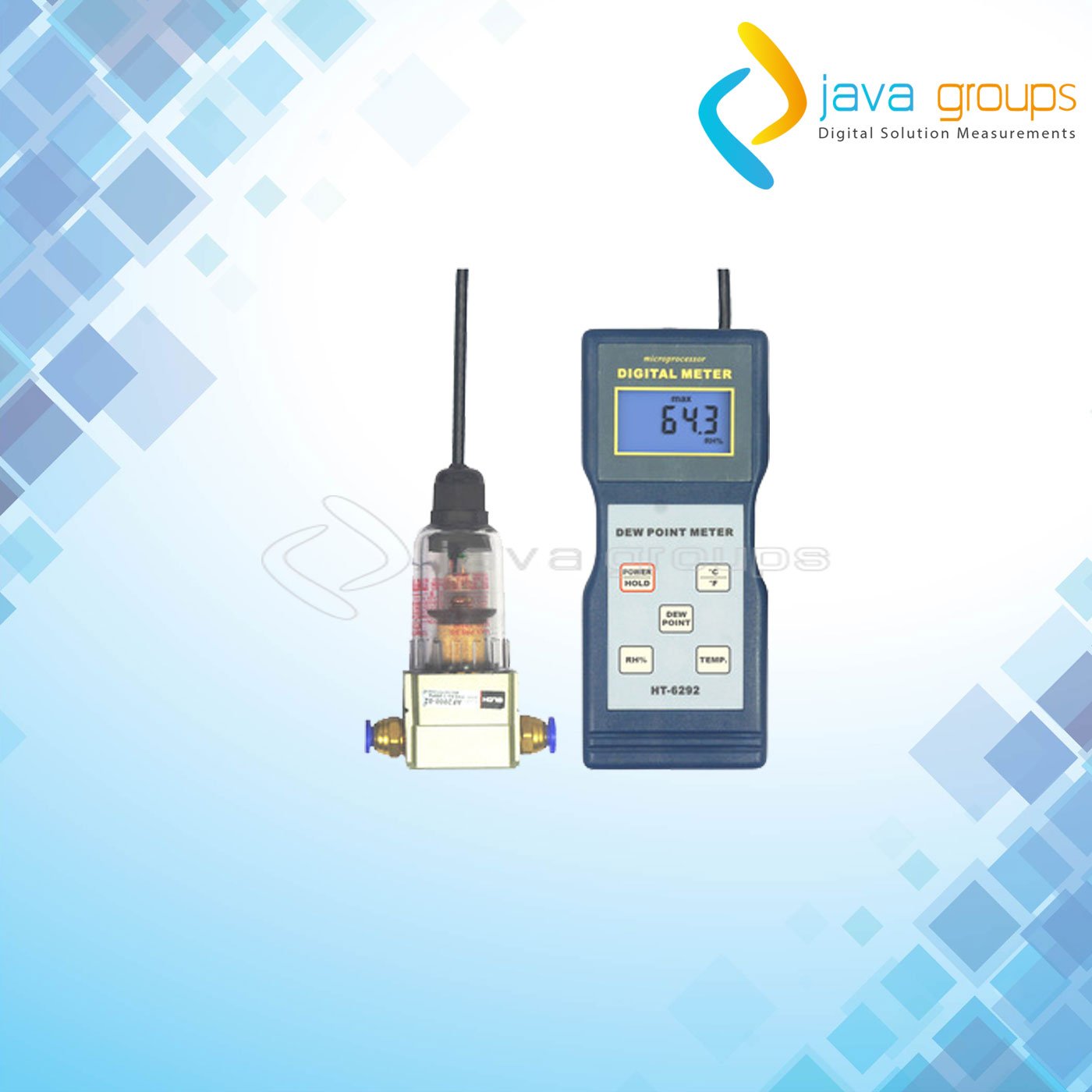 Alat Pengukur Kelembaban Dew Point Digital HT-6292