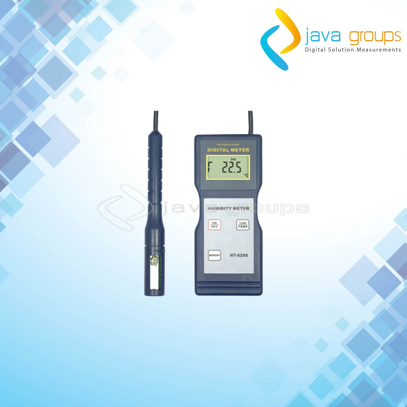 Alat Pengukur Kelembaban dan Suhu Digital HT-6290