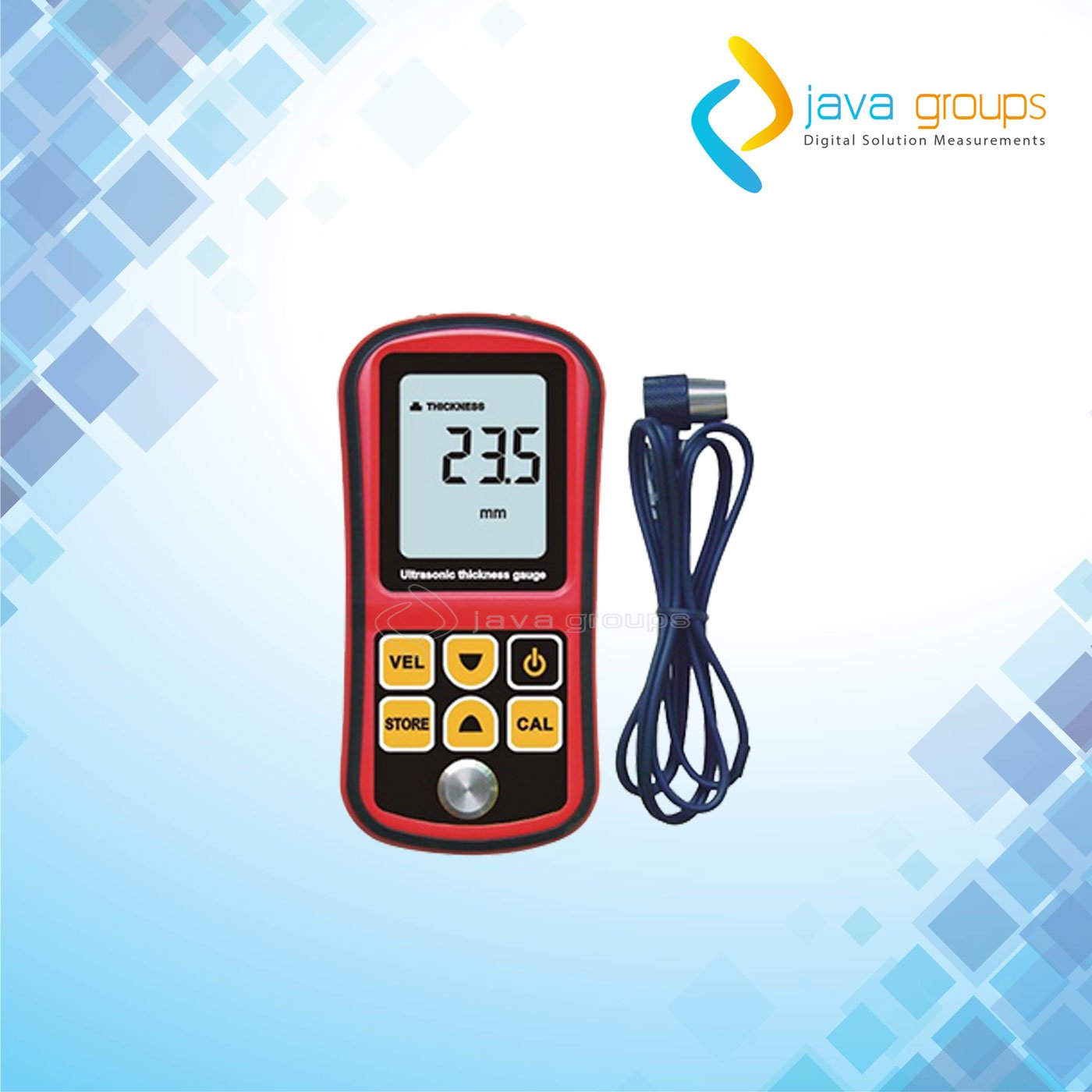 Alat Pengukur Ketebalan Ultrasonik Thickness Gauge AMF018H