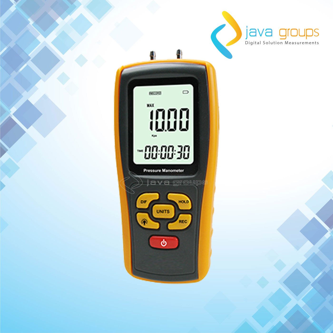 Alat Pengukur Tekanan Udara Digital Manometer AMF031