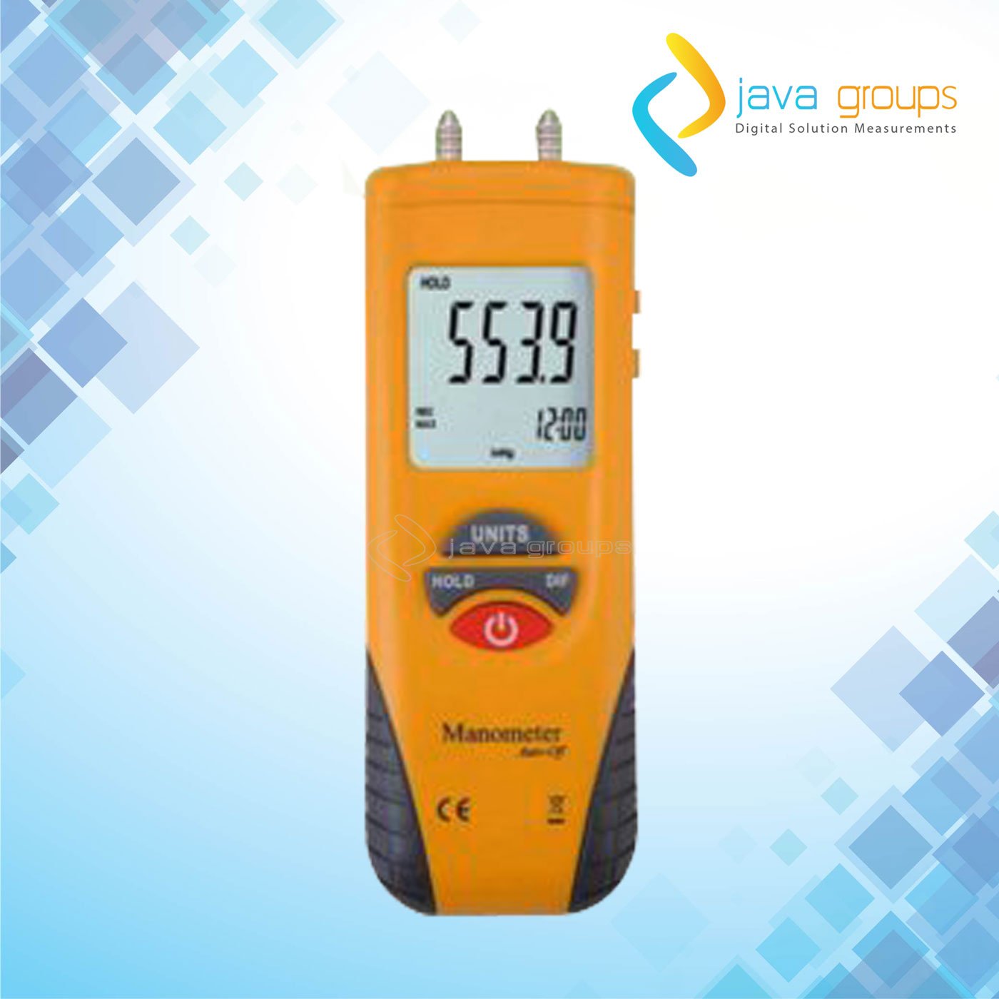 Alat Pengukur Tekanan Udara Digital Manometer AMF109