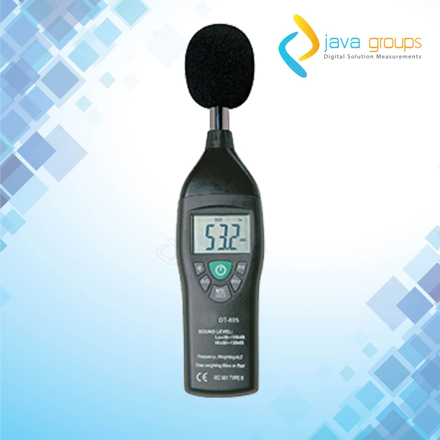 Alat Pengukur Tingkat Suara Digital Professional Seri DT-805