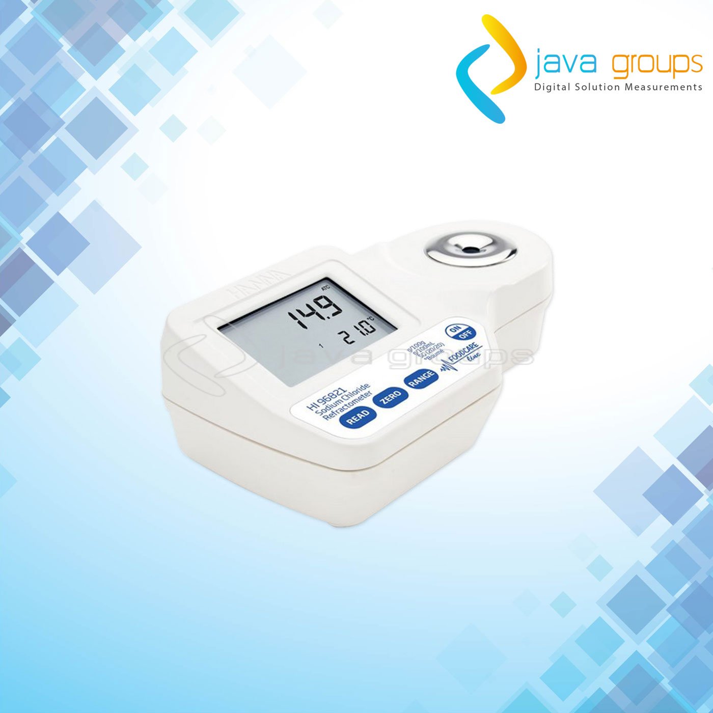 Alat Refractometer Sodium Chloride Digital HI96821