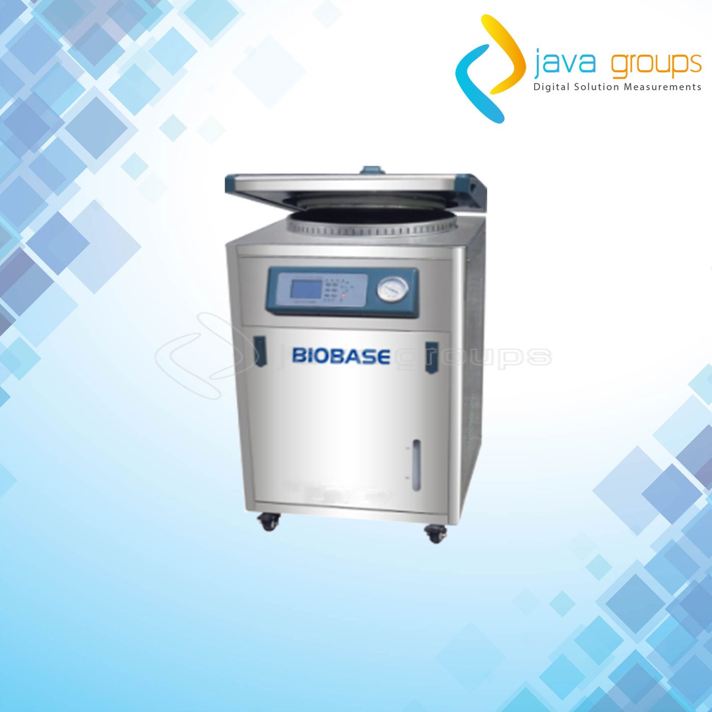 Alat Sterilisasi Tekanan Uap Vertikal Biobase BKQ-Z Series 