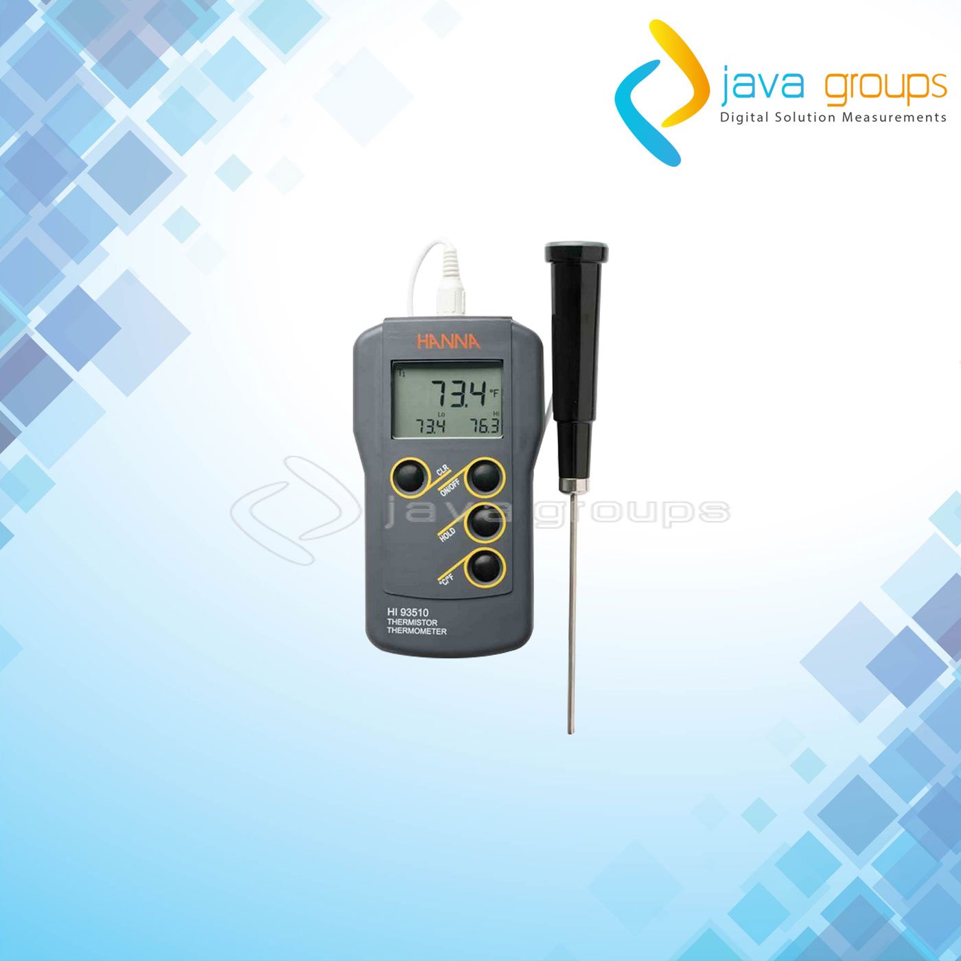 Alat Thermometer Waterproof Portabel HI93510