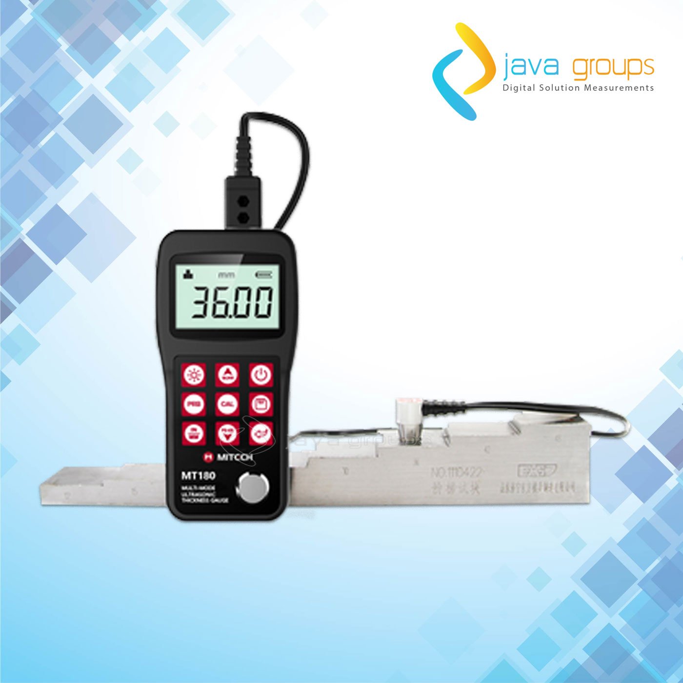 Alat Thickness Gauge Ultrasonik Multi-Mode MITECH MT190