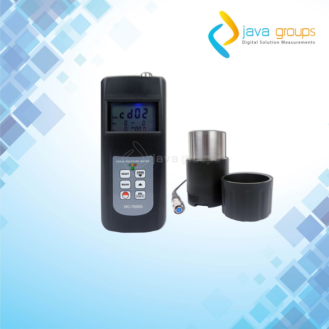 Alat Uji Kadar Air Biji Pengukur Digital Kelembaban Biji Kakao MC-7828G