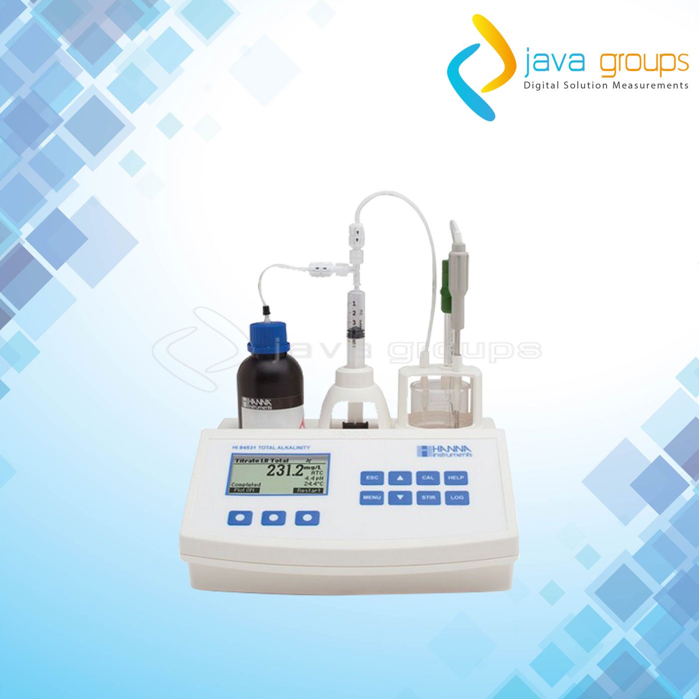 Alat Uji Mini Titrator Alkalinitas HI84531