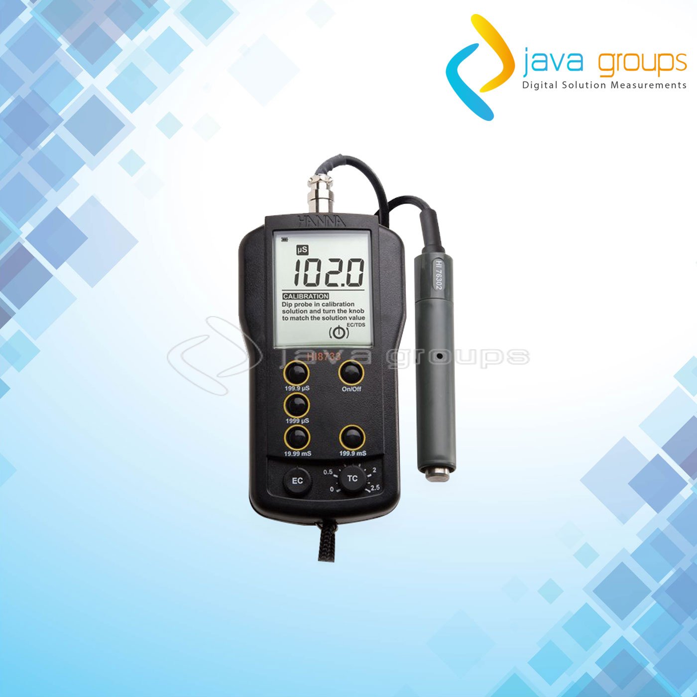 Alat Ukur EC Multirange Portabel HI8733 