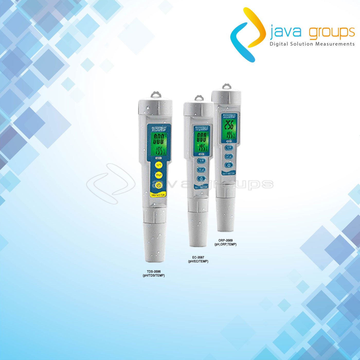 Alat Ukur EC pH Suhu Portabel EC-3587