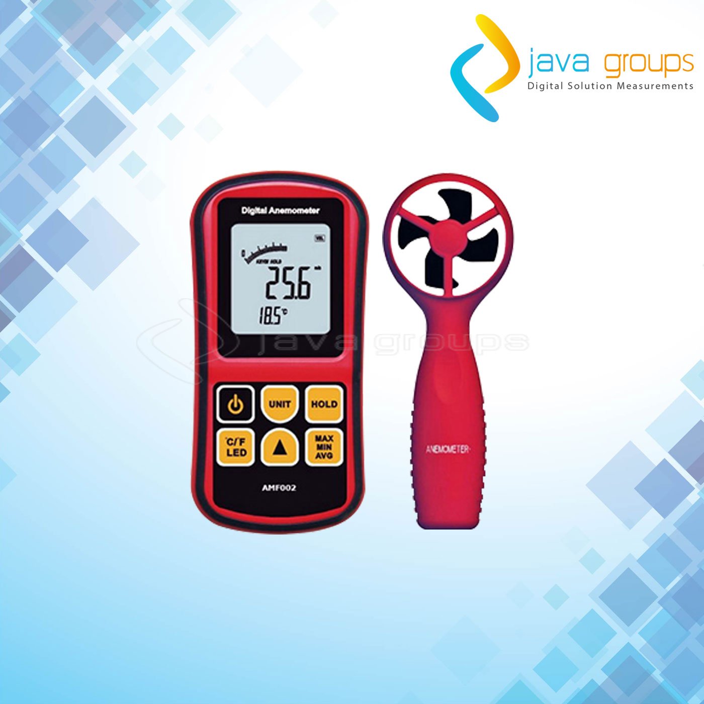 Alat Ukur Kecepatan Angin Digital AMF002