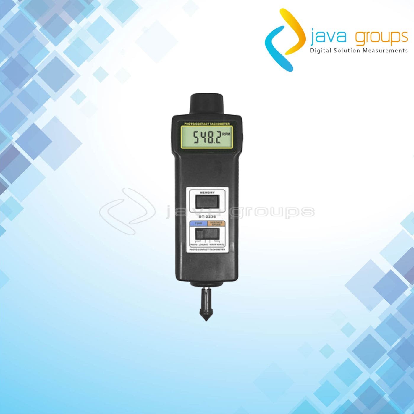 Alat Ukur Kecepatan Rotasi Mesin Tachometer Digital DT-2236 