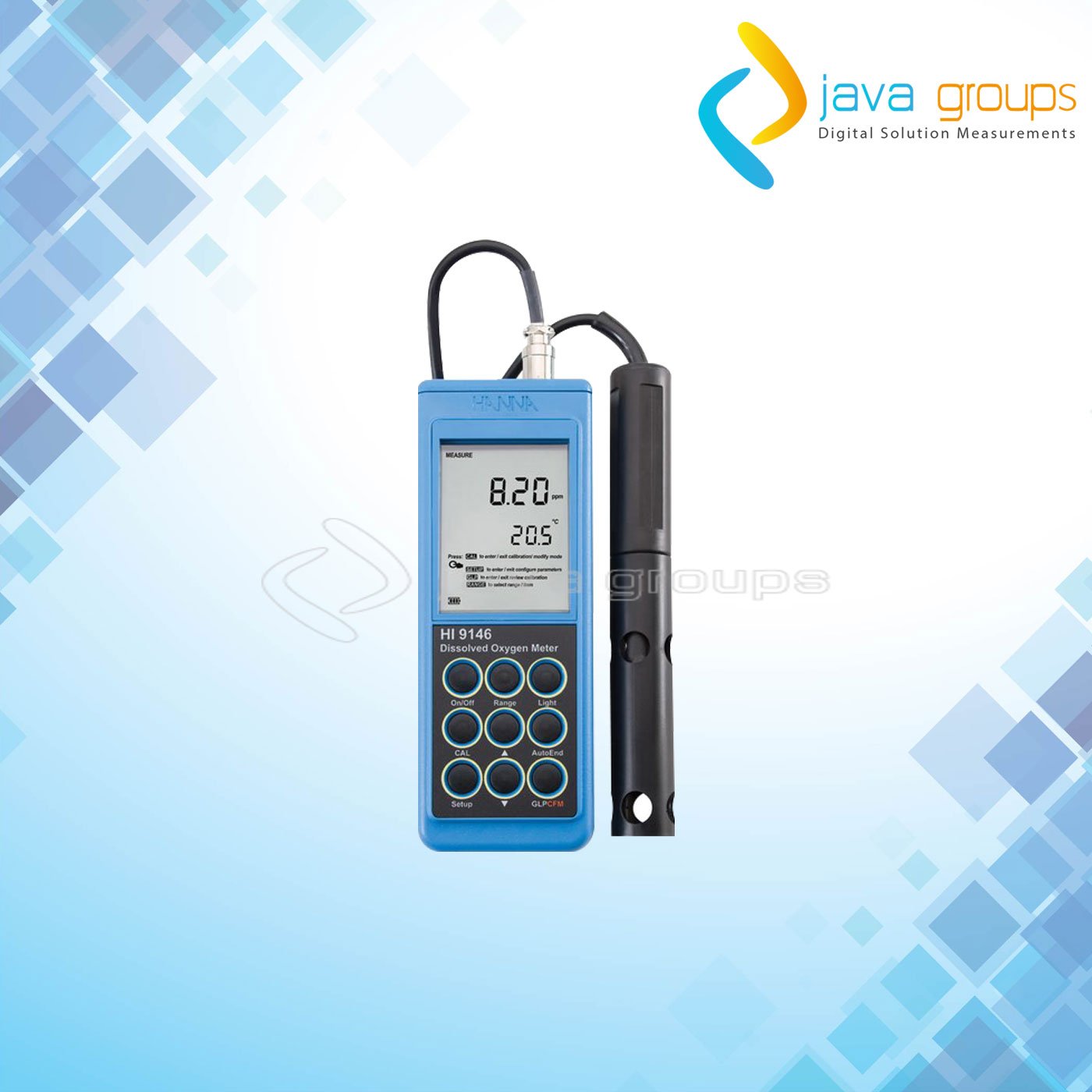 Alat Ukur Oksigen Terlarut Portabel HI9146