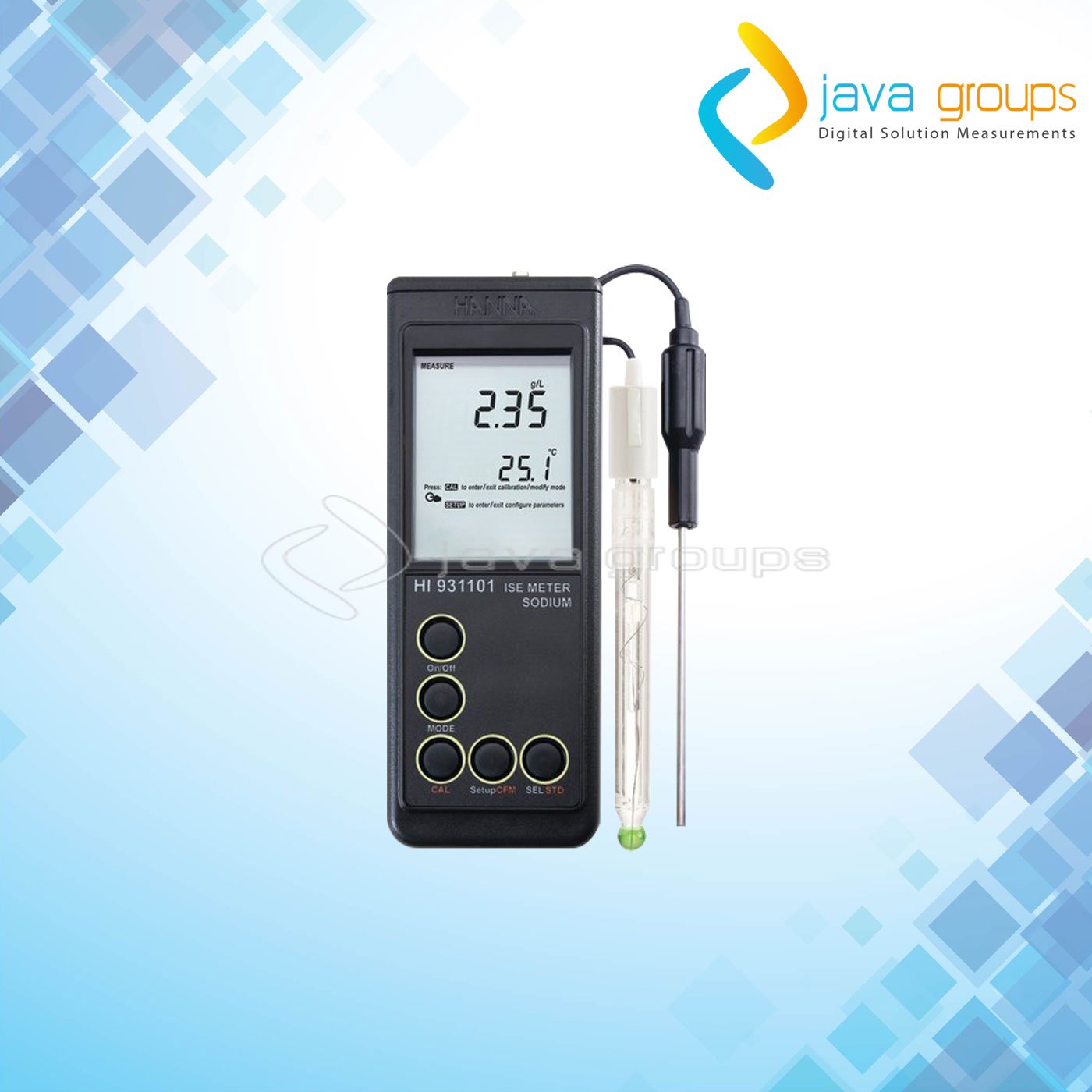 Alat Ukur Sodium Konten dan Aktivitas Portable HI931101