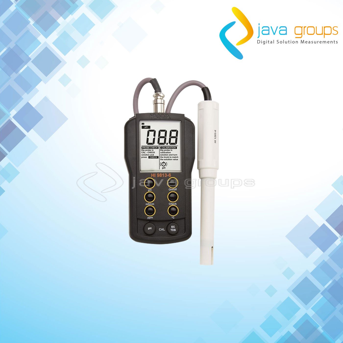 Alat Ukur pH - EC - TDS Portabel HI9813-6