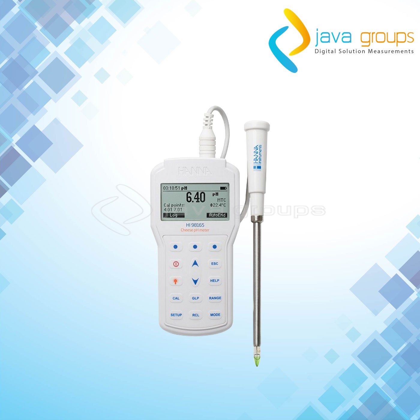 Alat Ukur pH Keju Meter Portabel HI98165