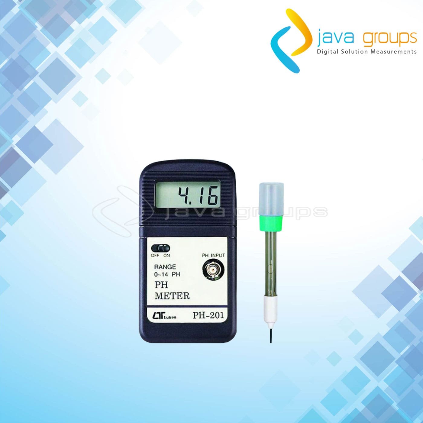 Alat Ukur pH Meter Lutron PH-201 Portabel