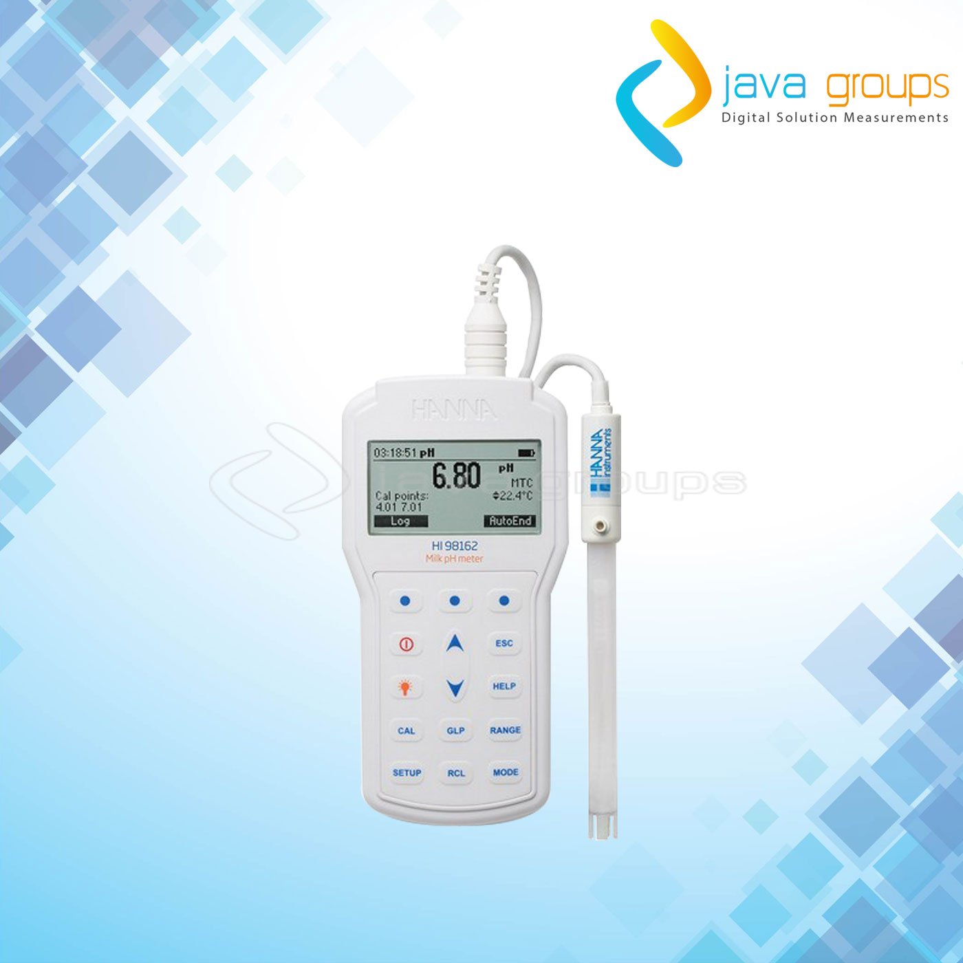 Alat Ukur pH Susu Portable Profesional HI98162